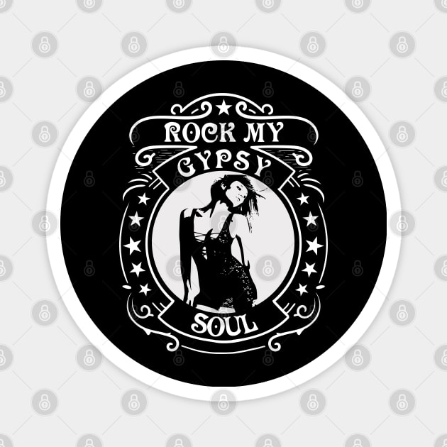 Rock my gypsy soul Magnet by All About Nerds